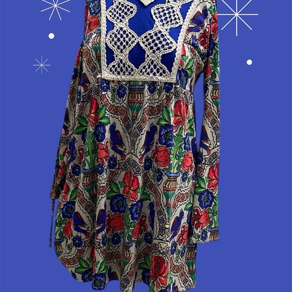 Judith March tunic dress Bird print - Picture 2 of 8